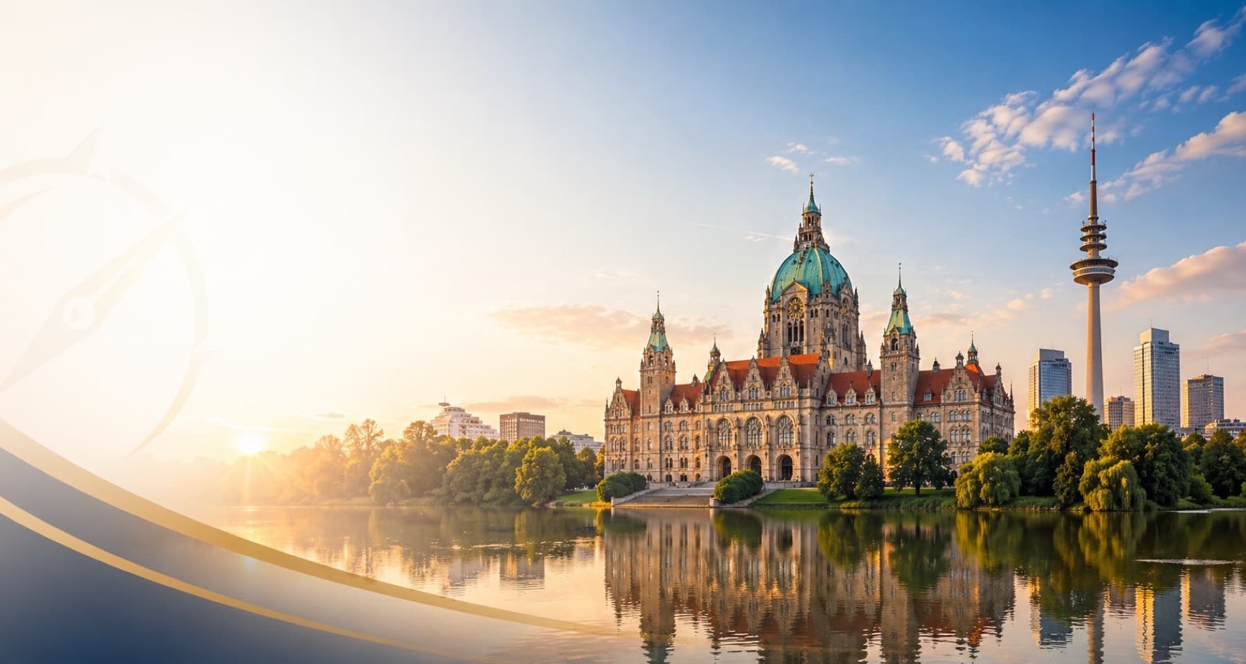 Neues Rathaus Hannover am Maschteich
